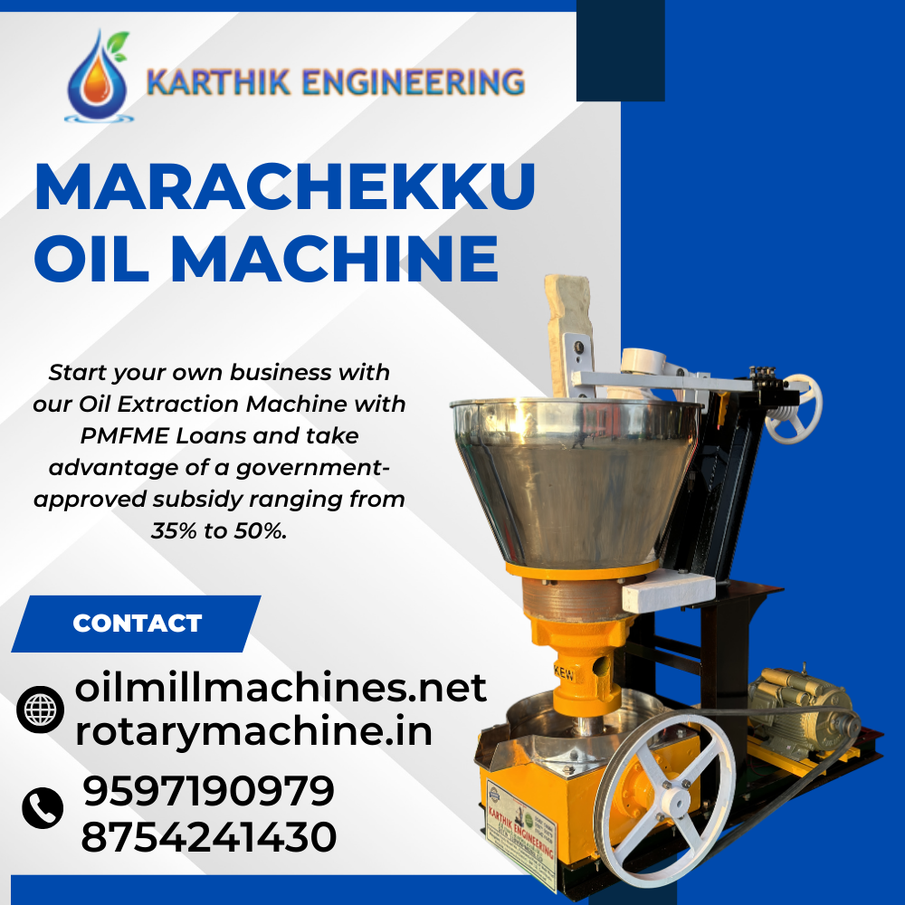 Marachekku Oil Extraction Machine Manufacturer