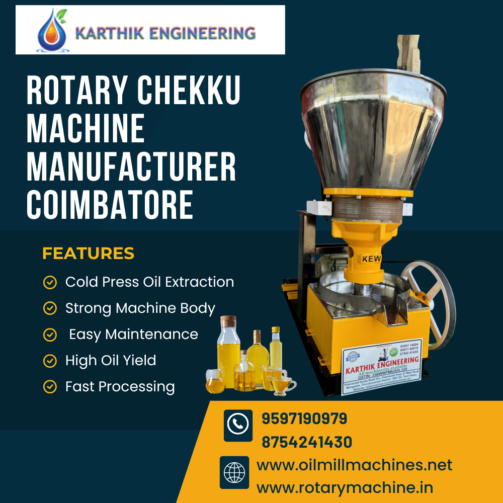 Rotary Chekku Machine Manufacturer Coimbatore